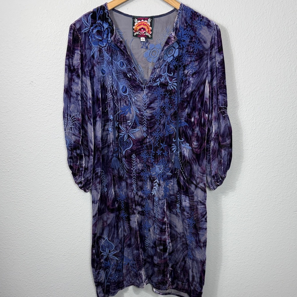 Elegant Blue Floral Women's Top‎